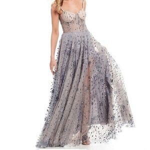 Gianni Bini Formal Sparkle Corset Gown Size 11 Junior Fully Lined Zip up back